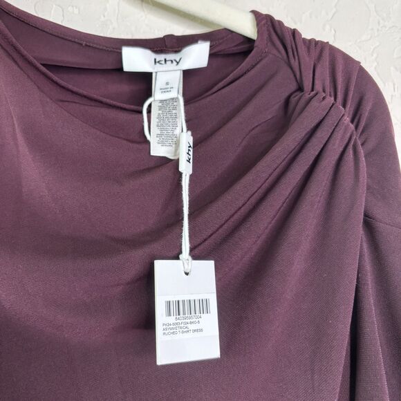 Khy Asymmetrical Ruched Maxi Dress - Picture 6 of 6